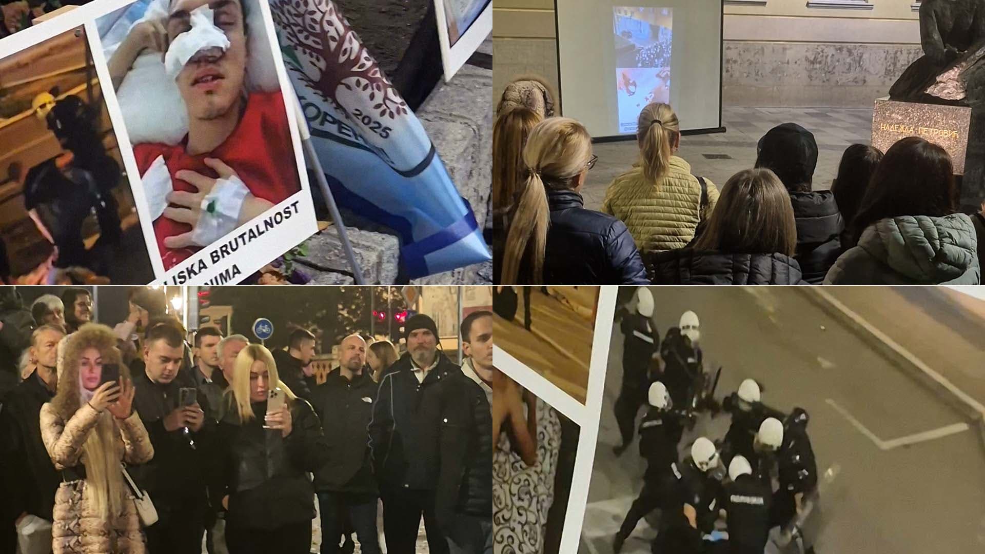 Protestni skup "Brutalnost nije nova normalnost" (VIDEO)