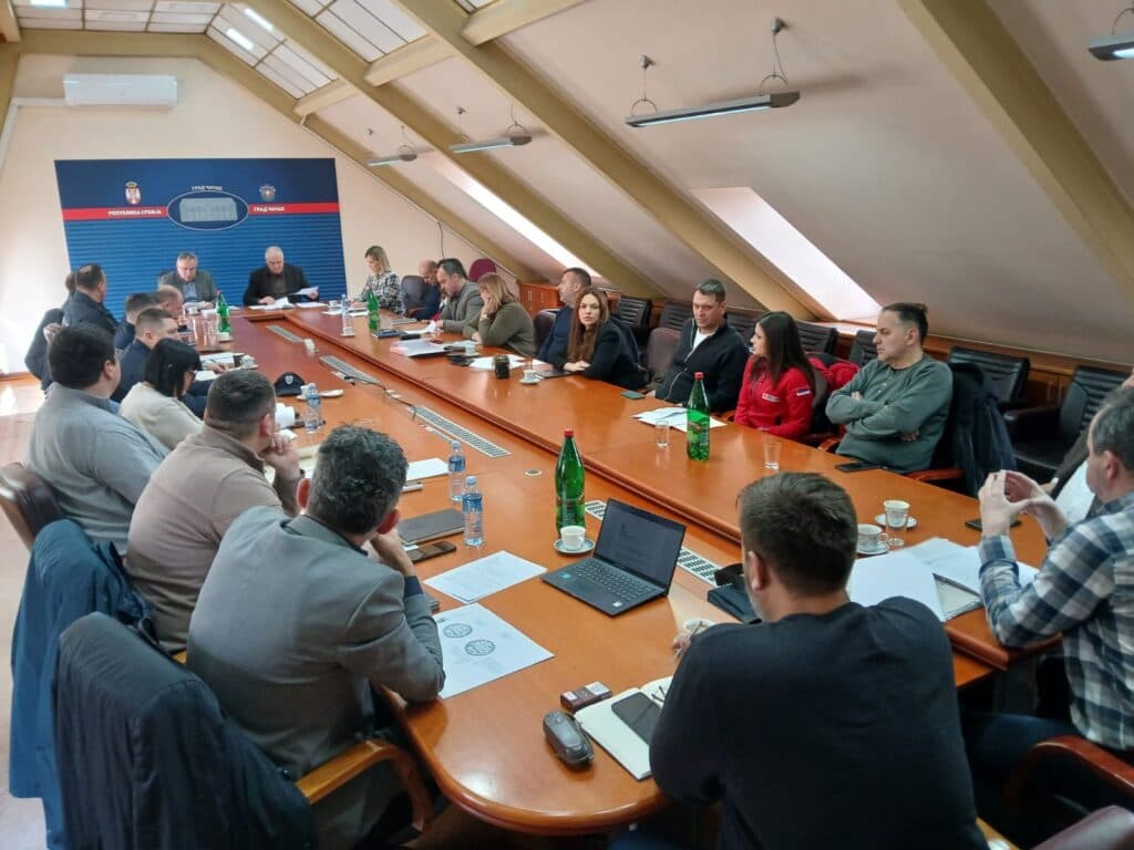 Održana 41. Sednica Gradskog štaba za vanredne situacije grada Čačka, ovo su najvažnije odluke