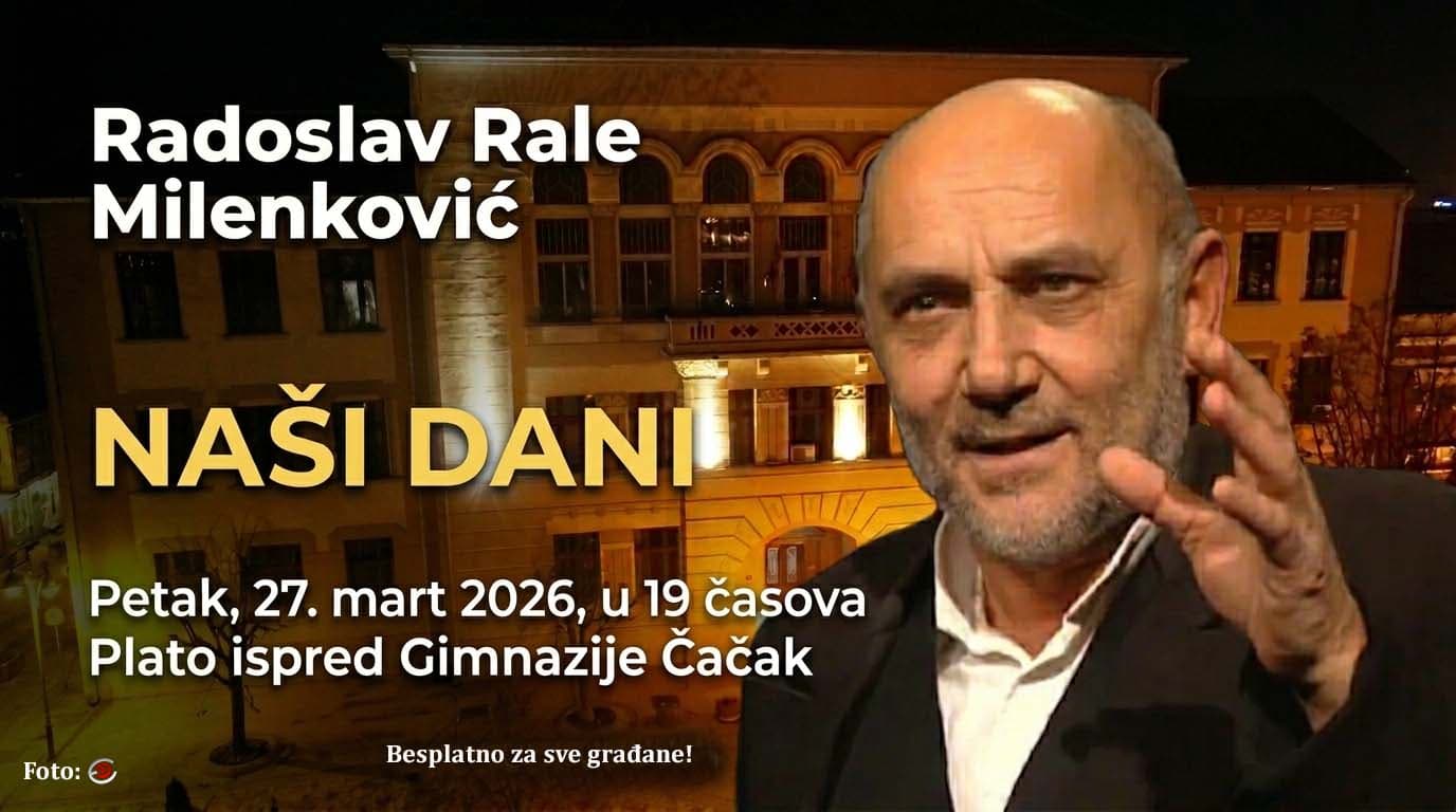 Pobeda umetnosti nad zabranama: Rale Milenković igra "Naše dane" na platou ispred Gimnazije!