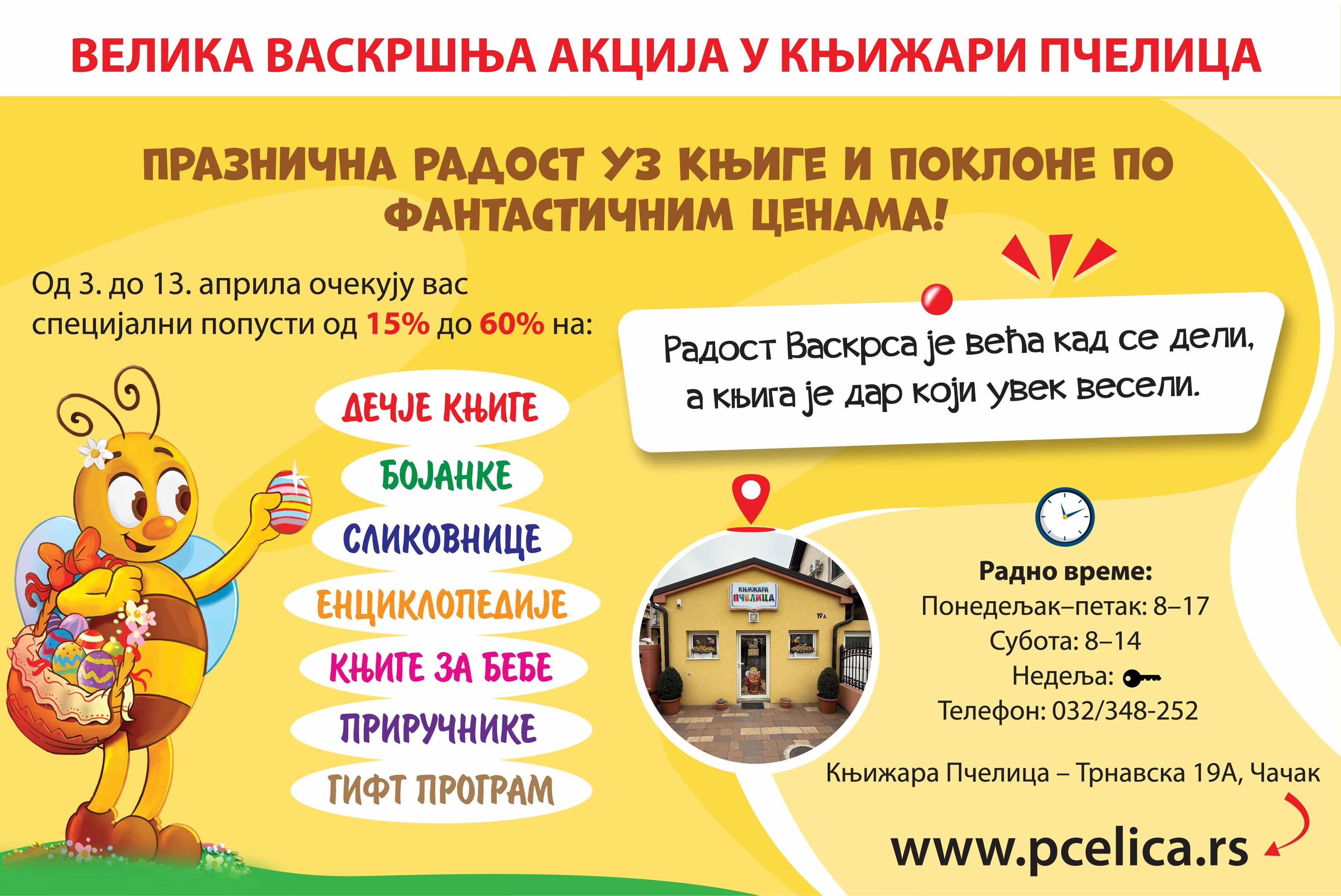 Vaskršnja radost u Pčelici - akcija koja se ne propušta!