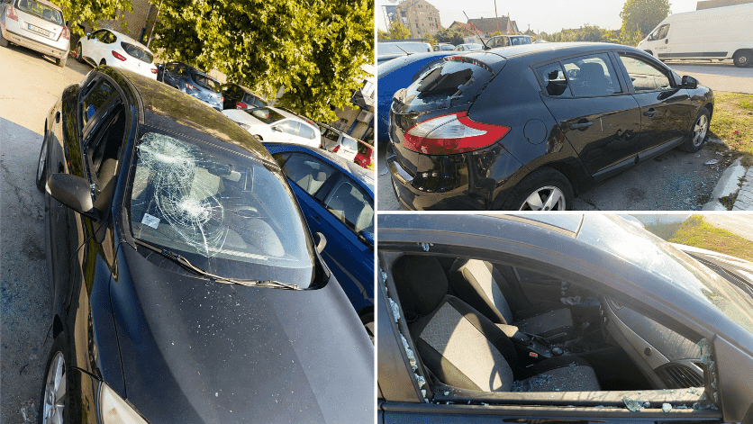 Oštećen automobil profesoru iz Čačka, zahteva se hitno identifikovanje vandala