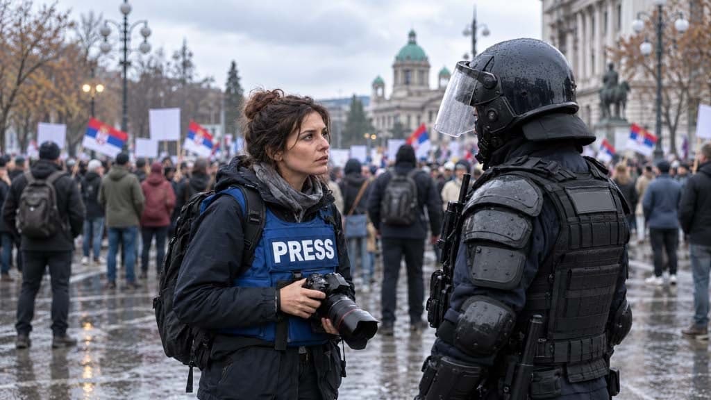 VODIČ ZA BEZBEDNOST I PRAVA NOVINARA: Postupanje na protestima, izbornim mestima i u kontaktima sa policijom